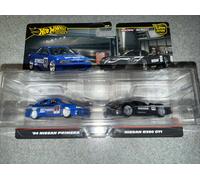 Hot Wheels Premium 2 Pack '94 Nissan Primera / Nissan R390 GT1 HBL96