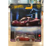 Hot Wheels Premium Car Culture Exotic Envy McLaren F1 - Maroon Real Riders