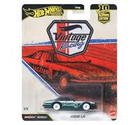 Hot Wheels Jaguar XJS Veicolo della cultura automobilistica, modellino die-cast in scala 1:64 di alta qualità con pneumatici Real Riders e carrozzeria e telaio in metallo/metallo, JKF02