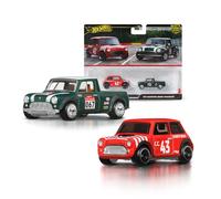 Hot Wheels Premium Car Culture, Set da 2 veicoli da collezione in scala 1:64, pneumatici Real Riders, telaio in Metallo e dettagli autentici, giocattolo per bambini, 3+ anni, JBK97