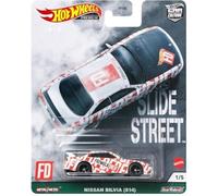 Hot Wheels Premium Car Culture Slide Street Silvia S14 1/5 (Bianco/Rosso)