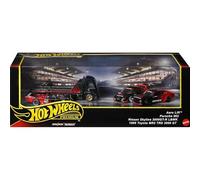 Hot Wheels Premium Collector ADVAN Racing, set di 3 auto e 1 trasportatore