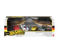 Hot Wheels - Premium Collector - HRT54 - Real Riders - Metal/Metal - Volkswagen Transporter T1 Pickup - Porsche 917 LH - 1967 Porsche 911 R - Porsche 935 - Mattel 2024 - 1:64