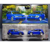 Hot Wheels Premium confezione da 2 2004 Volkswagen Golf R32 - MK7 (CT12)
