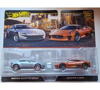 Hot Wheels premium confezione da 2 Aston Martin DB10 / Jaguar C-X75 (carrello)