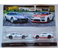 Hot Wheels premium confezione da 2 Toyota 2000GT / Toyota Supra (carrello)