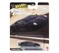 Hot Wheels Premium Fast & Furious - Lamborghini Aventador Coupe, Auto da Collezione in Scala 1:64 Ispirata alla Serie cinematografica, Telaio in Metallo e Pneumatici Real Riders, 3+ Anni, JHW77