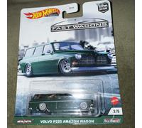 Hot Wheels Premium Fast Wagons 3/5 - Volvo P220 Amazon Wagon Verde 1:64