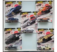 Hot Wheels Premium Japan Historics 5 set completo di 5 auto Mattel nuove...