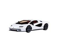 Hot Wheels Premium Lamborghini Countach LPI 800-4, Veicolo in scala 1:43, riproduzioni con licenza ufficiale per collezionisti adulti, pneumatici Real Riders, carrozzeria e telaio Metal/Metal, HMD49