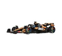 Hot Wheels Premium Formula 1 - McLaren Race Team Driver 2, auto da corsa collezionabile in scala 1:64, telaio in metallo e pneumatici Real Riders, per fan e collezionisti, JKD88