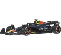 Hot Wheels Premium Oracle Red Bull Racing - Max Verstappen #1 Formula 1 - auto da corsa collezionabile in scala 1:64, telaio in metallo e pneumatici Real Riders, per fan e collezionist, JKD83