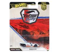 Hot Wheels Porsche 917 K Veicolo della cultura automobilistica, modellino die-cast in scala 1:64 di alta qualità con pneumatici Real Riders e carrozzeria e telaio in metallo/metallo, JKF03