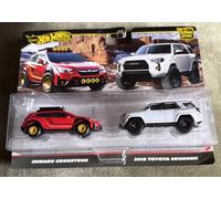 Hot Wheels Premium Twin Pack Subaru Crosstrek 2018 Toyota 4Runner 1:64