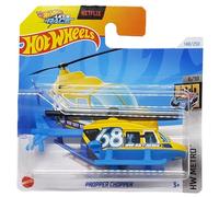 Hot Wheels - Propper Chopper - HW Metro 6/10 - HTB18 - Short Card - Sky News - Elicottero - Netflix Let's Race - Mattel 2024 - 1:64