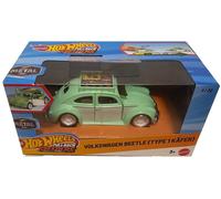 Hot Wheels Pull-Back Speeders 2026 Volkswagen VW Beetle JKP89 1:43 Verdi