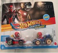 Hot Wheels Racer Verse Infinity Saga 2025 2 Pack Iron-Spider & Iron Man