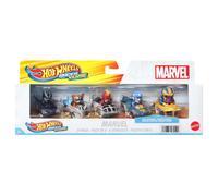 Hot Wheels RacerVerse Marvel - confezione da cinque veicoli in metallo