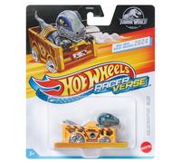 Hot Wheels RacerVerse Velociraptor - Gabbia di contenimento Raptor, scala 1:64, colore: Blu