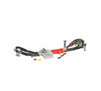 Hot wheels racing - circuito grand prix, set pista con due modalità gara e booster motorizzato, include 3 veicoli di formula 1
