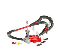 Hot Wheels Racing - Circuito Sprint Formula 1, set pista a due modalità di gioco e con 3 veicoli F1 inclusi, McLaren F1 Team, Alpine e VCARB, giocattolo per bambini, 4+ anni, JDY15