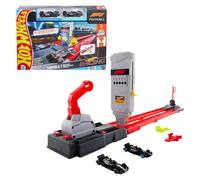 Hot Wheels Racing - Formula 1 Griglia di Partenza - Set Pista con 2 Auto da F1, Torre di Partenza e Bandiera a Scacchi