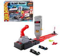 Hot Wheels Racing - Formula 1 Griglia di Partenza - Set Pista con 2 Auto da F1, Torre di Partenza e Bandiera a Scacchi