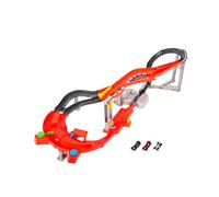Hot Wheels Racing Formula 1 - Super Circuito, pista a tre corsie con propulsore e booster motorizzato per sfide testa a testa, 3 macchinine da corsa F1 incluse, JMC90