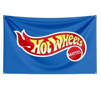 Hot Wheels Racing USA Grande 150 CM Bandiera Banner Blu