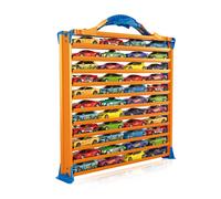Hot Wheels- Rack N' Track Car Case, Multicolore, HWCC9