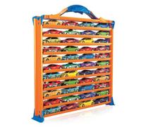 Hot Wheels- Rack N' Track Car Case, Multicolore, HWCC9