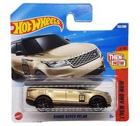 Hot Wheels - Range Rover Velar - Then and Now 2/10 - HYY63 - Short Card - Land Rover - Oro metallizzato - Mattel 2025-1:64