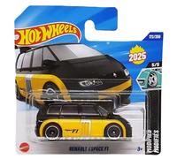 Hot Wheels - Renault Espace F1 - HW Modified 5/5 - JBB76 - Short Card - Nero Giallo - Mattel 2025 - Modello Renault con licenza - 1:64