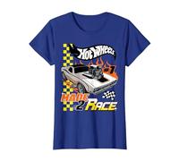 Hot Wheels - Rodger Dodger Made 2 Race Maglietta, Donna, Blu Reale, 3XL