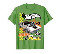 Hot Wheels - Rodger Dodger Made 2 Race Maglietta, Uomo, Erba, 3XL