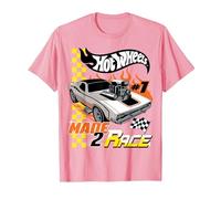 Hot Wheels - Rodger Dodger Made 2 Race Maglietta, Uomo, Rosa, M