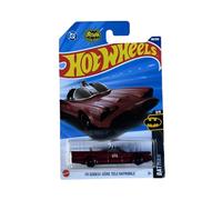 Hot Wheels - Serie TV Batmobile - Batman 3/5 - HYY05 - Short Card - Classic - DC licenza - bordeaux - Mattel 2025 - 1:64