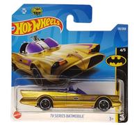 Hot Wheels - Serie TV Batmobile - Batman 4/5 - HCW61 - Short Card - DC - Oro - Mattel 2022