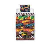 Hot Wheels Set Copripiumino Singolo per Moto Auto UK Misura Bambini 2 IN 1 Stili