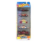 Hot Wheels Set di 5 auto giocattolo Let's Race
