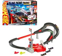 Hot Wheels Set Pista Auto 3 Formula 1 Veicoli Die-Cast 1:64 McLare