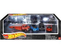 Hot Wheels Set Premium #10 Hyper Cars McLaren Koenigsegg Bugatti Chiron (carr...