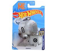 Hot Wheels Silver Grumobile - Aeroplano auto in scala 1:64, 7,6 cm, per bambini da 3 a 12 anni, unisex