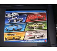 Hot Wheels Silver Series 6 Pack Euro 6 1:64 Auto Diecast Multipack