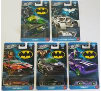 Hot Wheels Silver Series Batman 2026 Mix 1 Set 5 Auto HDG89 Robin Joker Bane
