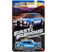 Hot Wheels Silver Series Fast & Furious - Brian O'Conner 1970 Ford Escort RS1600 [Blu] 4/5-1:64 Scala Diecast Toy Vehicle