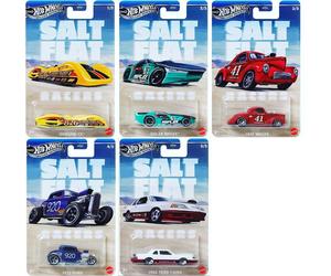 HOT WHEELS SILVER SERIES SALT FLAT RACERS AUTO D'EPOCA PRESSOFUSE SCAE 1:64...