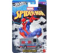Hot Wheels Silver Series Spider Man Combat Medic [Argento] 5/5, scala 1:64, veicolo giocattolo pressofuso