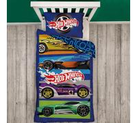 Hot Wheels Singolo Copripiumino e Federa Set SPORTS Auto Bestia Ragazzi Letto
