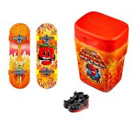 Mattel Hot Wheels Skate Fuoco & Spice Gum Container Bambini Dito Skateboard Età